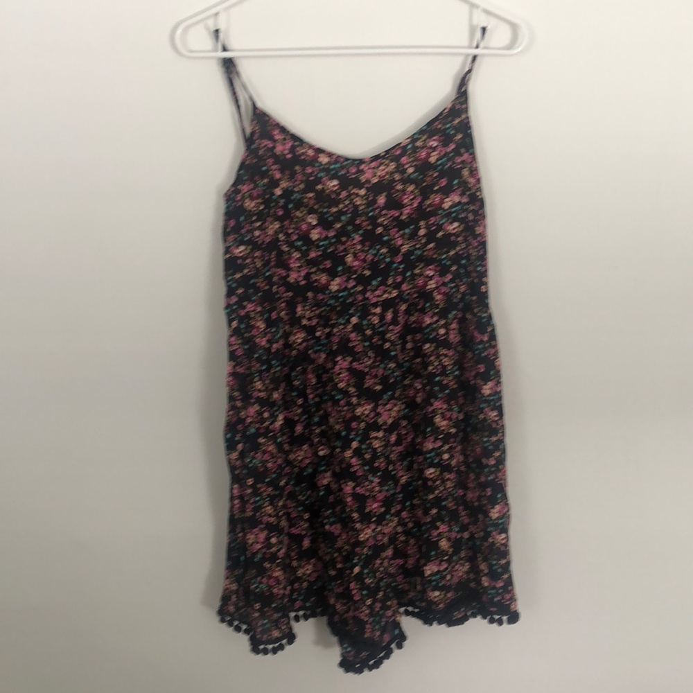 Black floral Forever 21 romper
